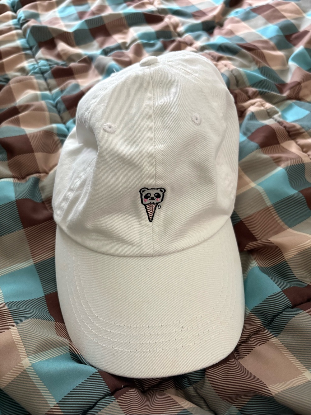Panda ice cream cap
